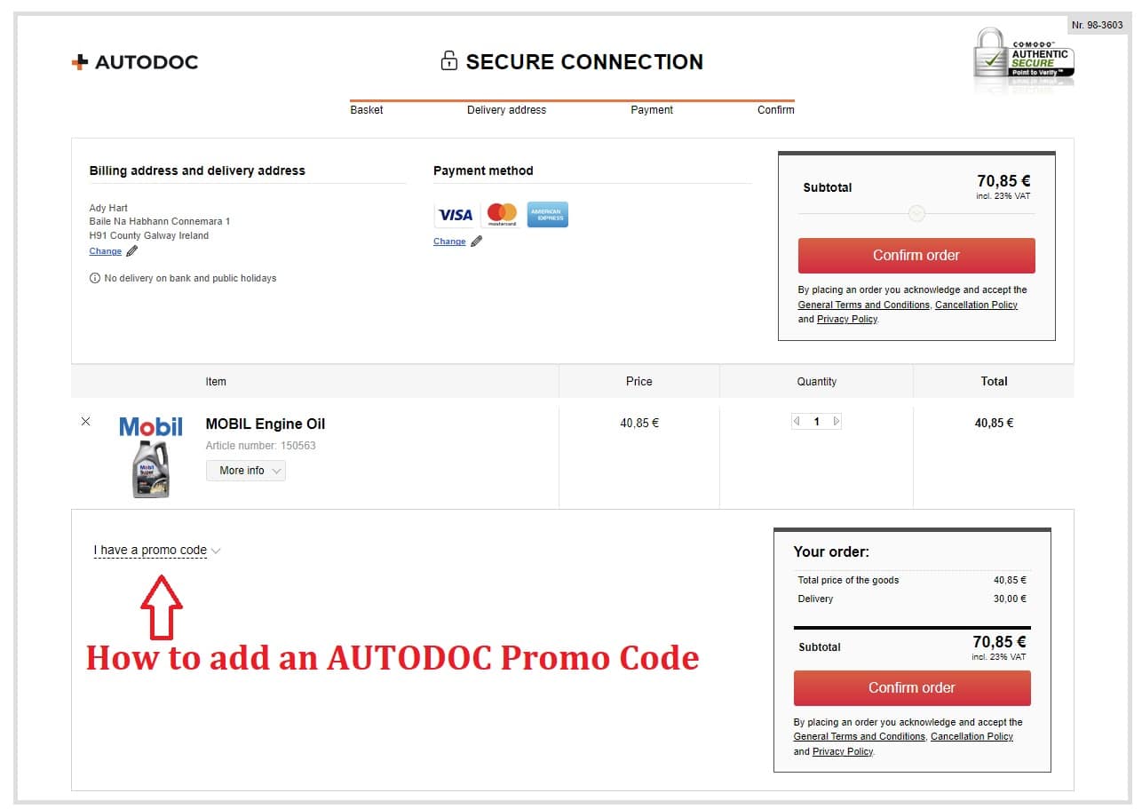 How to Use an AUTODOC Promo Code in 6 Easy Steps