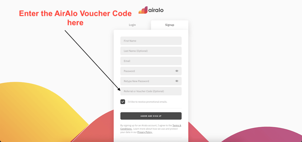 How to use an AirAlo Voucher Code
