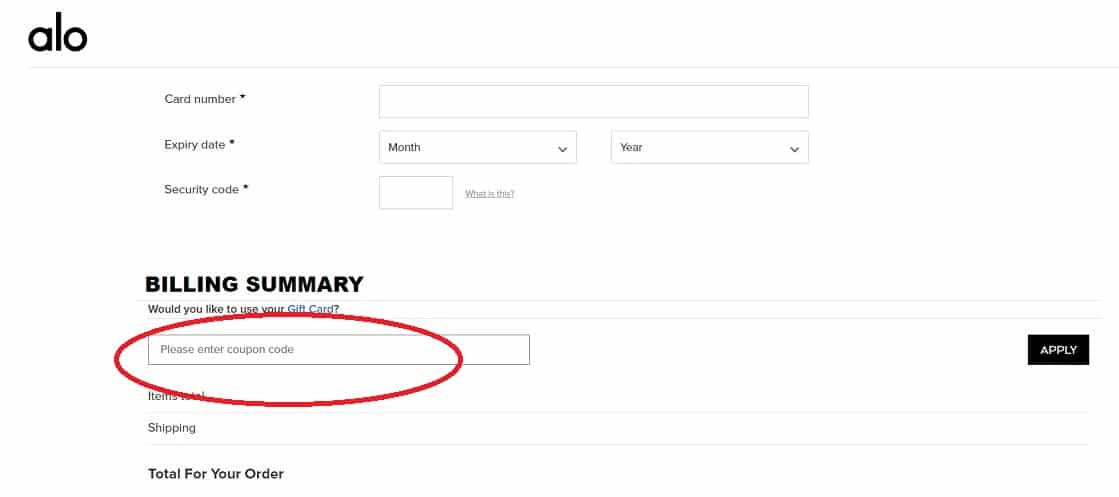 How to Add an Alo Yoga Coupon Code in 6 Simple Steps