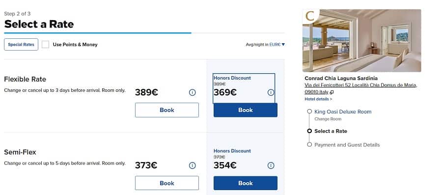 How to add a CONRAD Hotel Promotional Code
