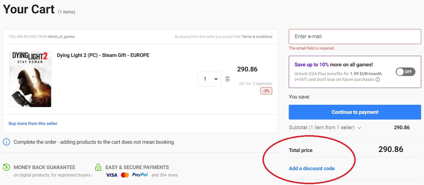 How to Add a G2A Discount Code — Step-by-Step Guide