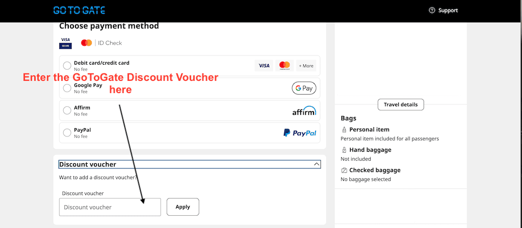 How Do I Use a GoToGate Discount Voucher?