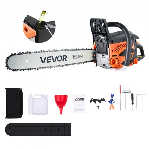 VEVOR 62cc Gas Chainsaw, 20 inch bar, VEVOR Canada's best-selling power tool