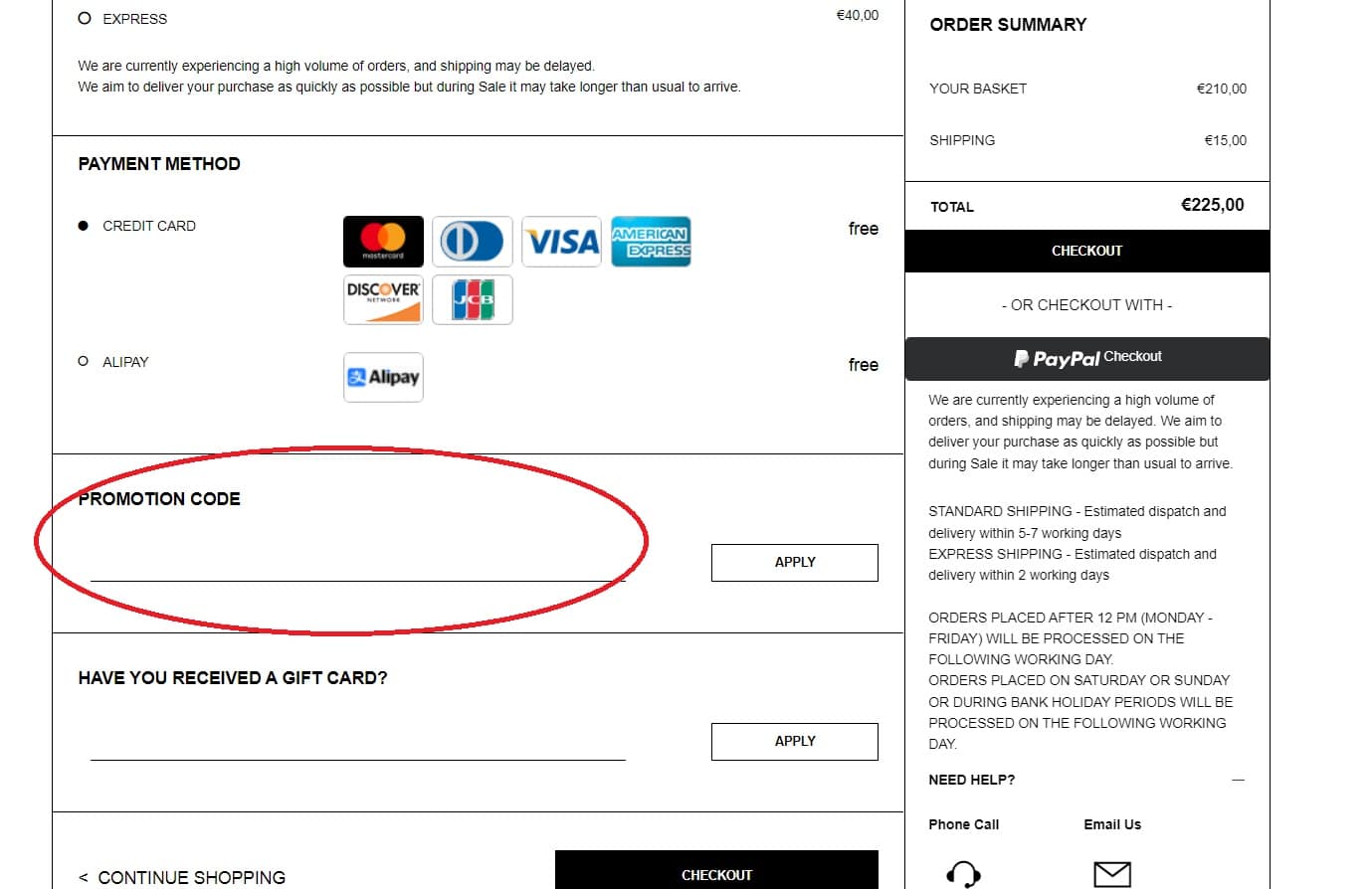 How to use a VIVIENNEWESTWOOD Promotion Code